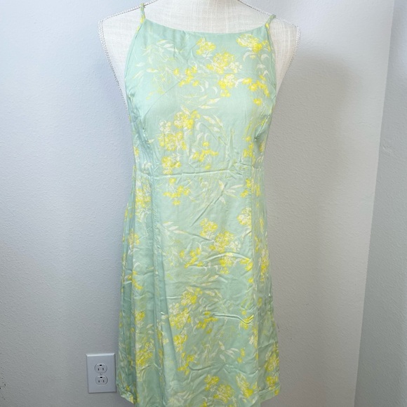 Free People In Control Mini Dress Mint Green - Picture 4 of 14